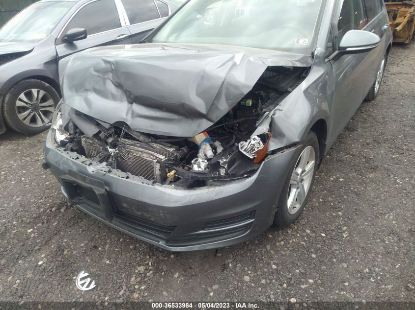2017 VOLKSWAGEN GOLF S - 3VW217AUXHM032816