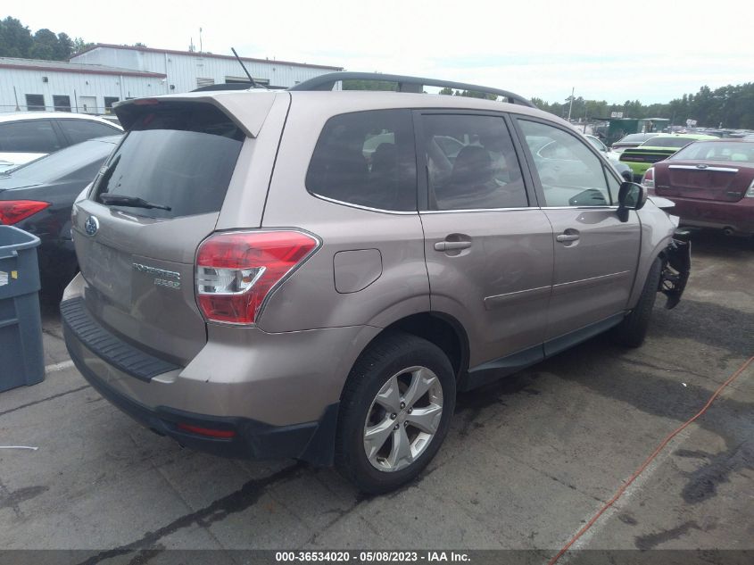2015 SUBARU FORESTER 2.5I LIMITED - JF2SJAHC9FH406929