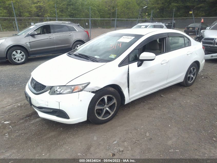2015 HONDA CIVIC SEDAN SE - 19XFB2F79FE235453