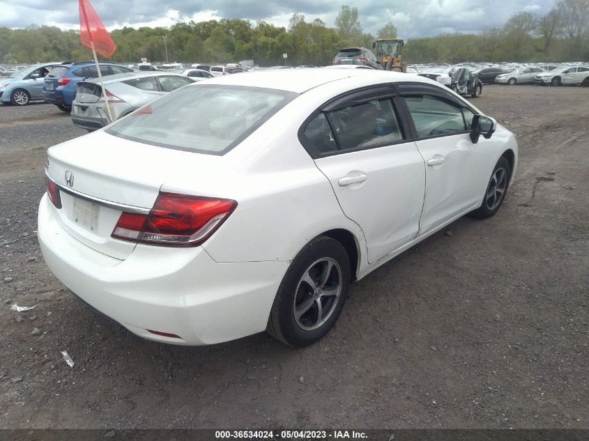 2015 HONDA CIVIC SEDAN SE - 19XFB2F79FE235453