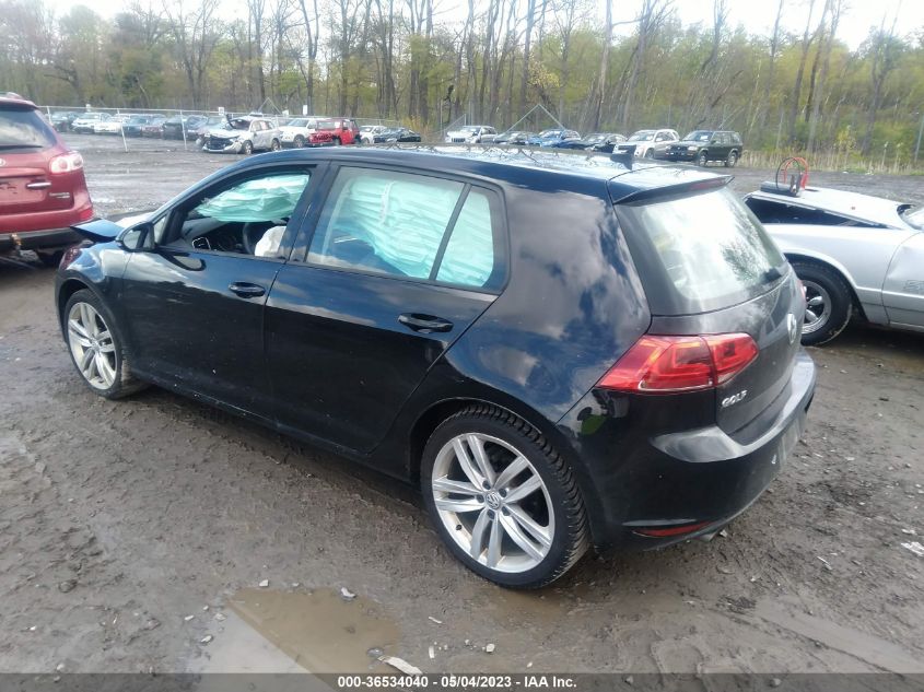 2015 VOLKSWAGEN GOLF TDI SEL - 3VW2A7AU2FM012945