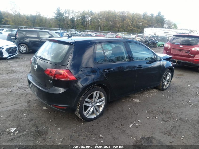 2015 VOLKSWAGEN GOLF TDI SEL - 3VW2A7AU2FM012945