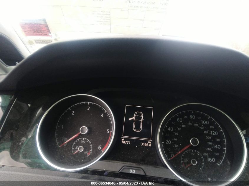 2015 VOLKSWAGEN GOLF TDI SEL - 3VW2A7AU2FM012945