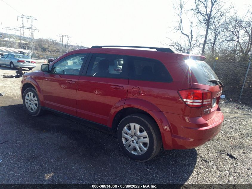 2017 DODGE JOURNEY SE - 3C4PDCAB3HT708052