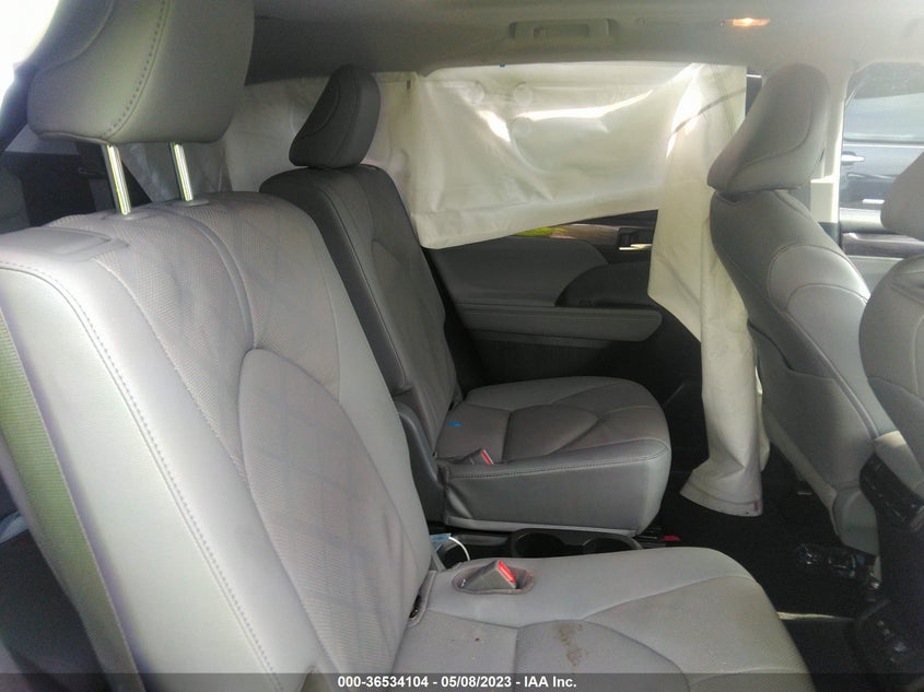 VIN 5TDFARAH8MS010391 2021 TOYOTA HIGHLANDER HYBRID PLATINUM