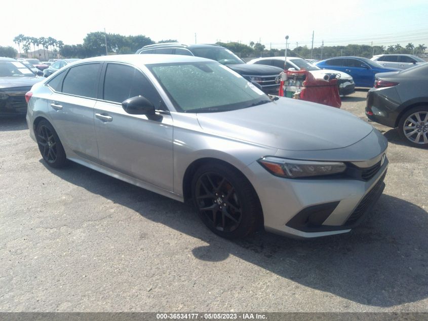 2022 HONDA CIVIC SEDAN SPORT - 2HGFE2F59NH585644