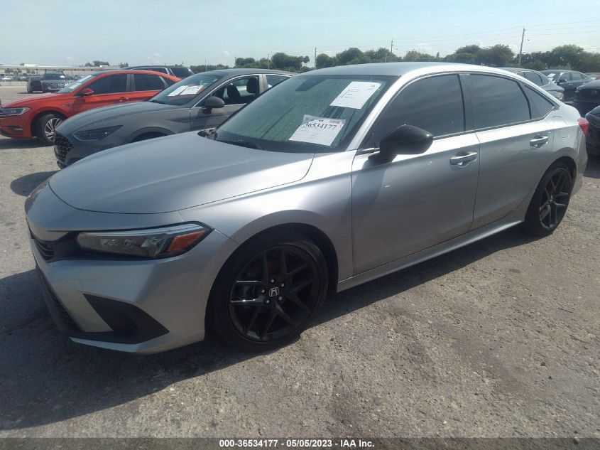 2022 HONDA CIVIC SEDAN SPORT - 2HGFE2F59NH585644