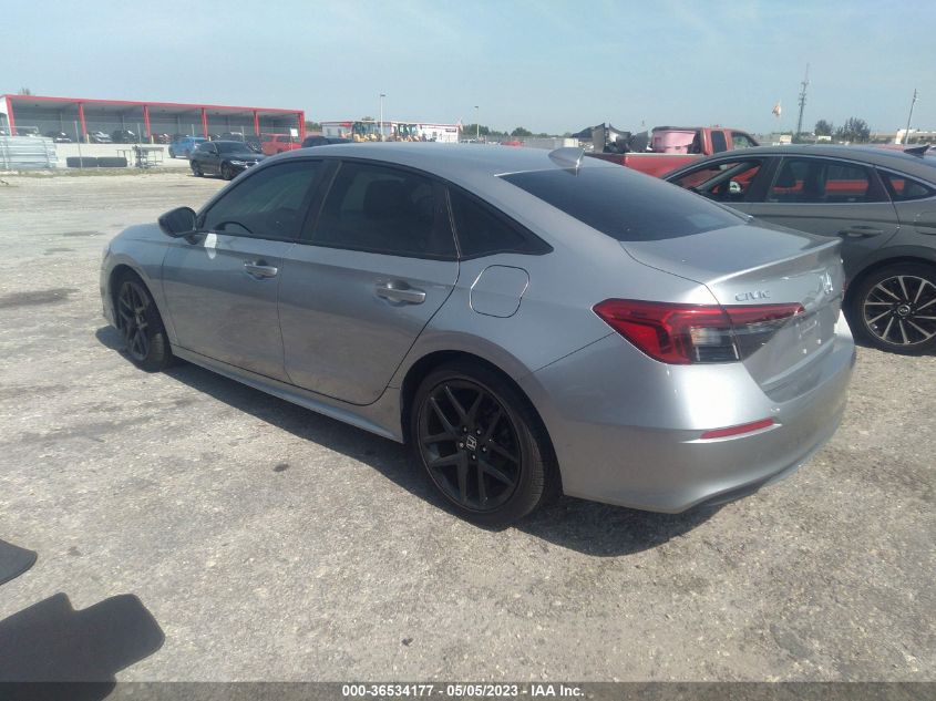 2022 HONDA CIVIC SEDAN SPORT - 2HGFE2F59NH585644