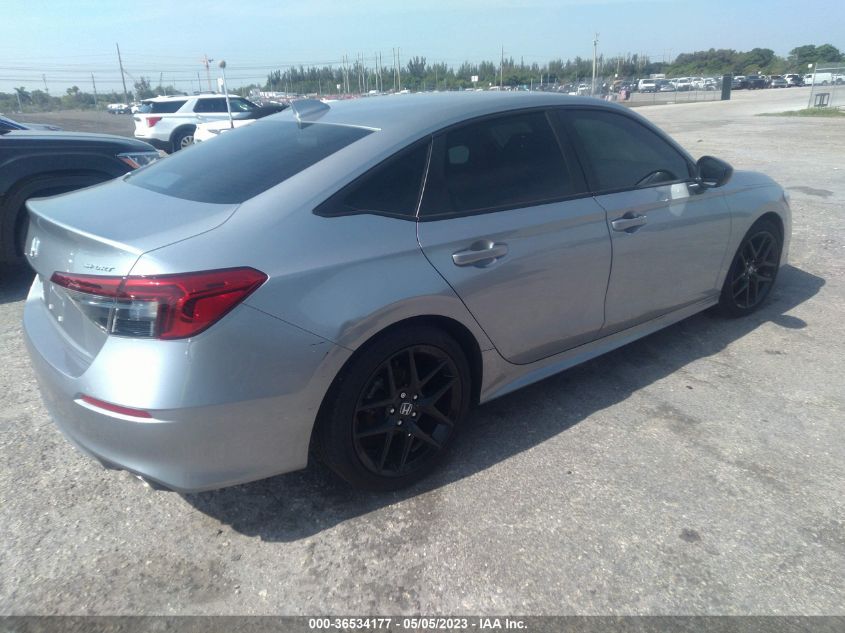 2022 HONDA CIVIC SEDAN SPORT - 2HGFE2F59NH585644