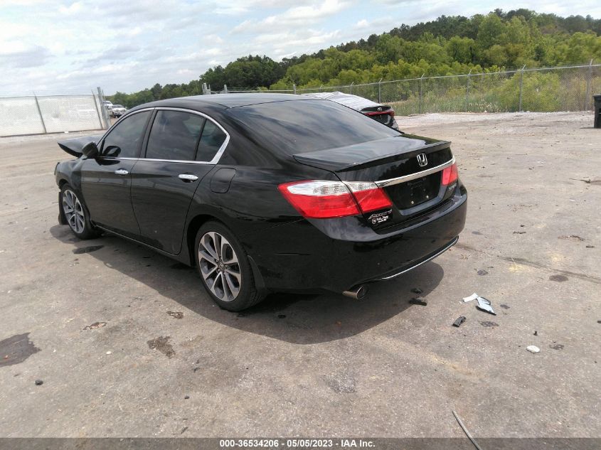 2014 HONDA ACCORD SEDAN SPORT - 1HGCR2F56EA130515