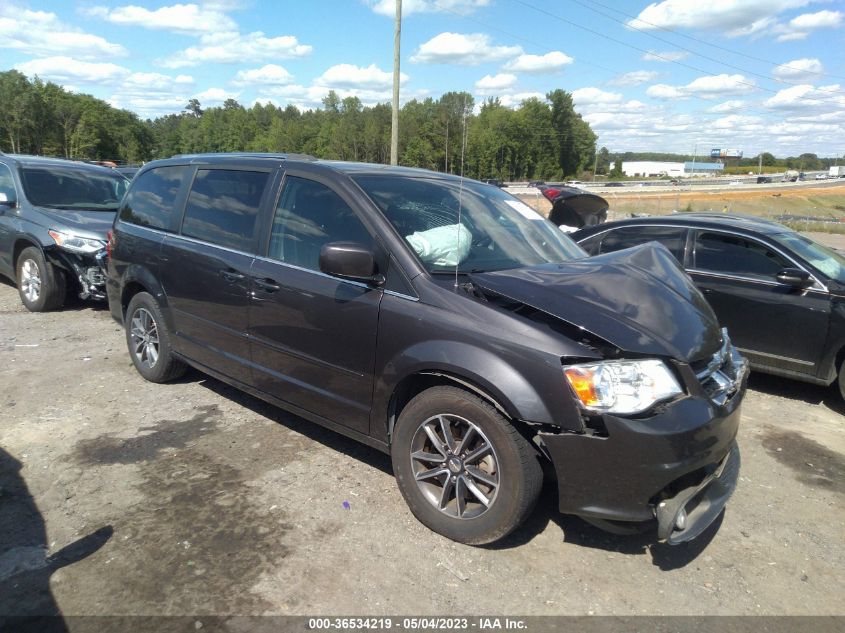 2017 DODGE GRAND CARAVAN SXT - 2C4RDGCG7HR573394