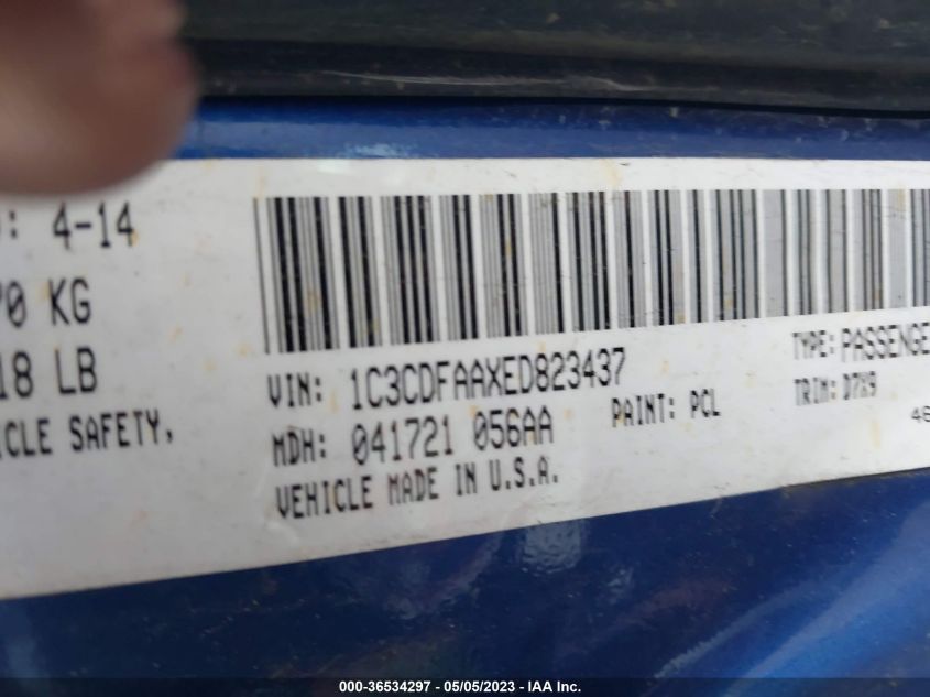2014 DODGE DART SE - 1C3CDFAAXED823437