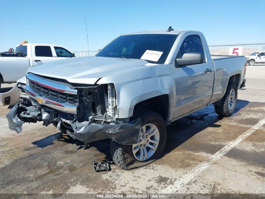 2018 CHEVROLET SILVERADO 1500 WORK TRUCK - 1GCNCNEH2JZ199543
