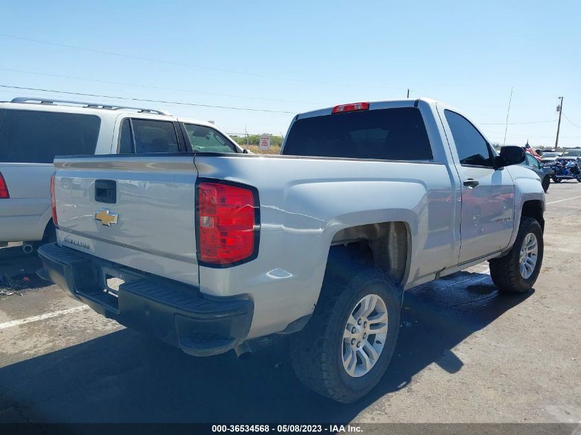 2018 CHEVROLET SILVERADO 1500 WORK TRUCK - 1GCNCNEH2JZ199543