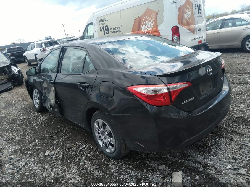 2015 TOYOTA COROLLA L/LE/S/S PLUS/LE PLUS - 2T1BURHE9FC383968