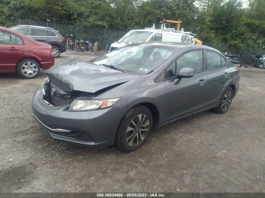 2013 HONDA CIVIC SDN EX - 19XFB2F80DE250283
