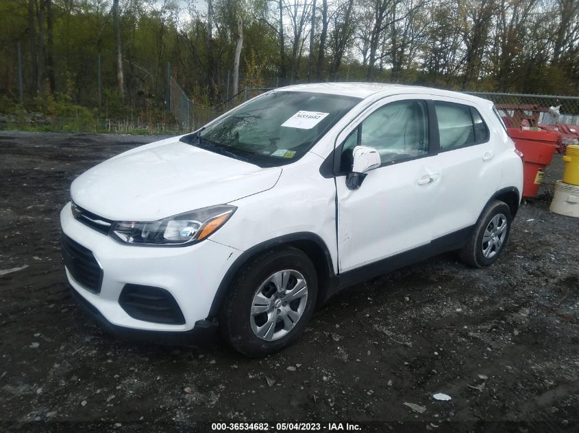 2017 CHEVROLET TRAX LS - 3GNCJKSB7HL289114