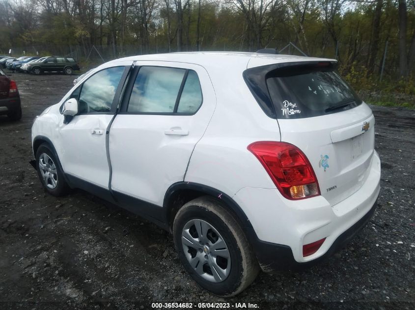 2017 CHEVROLET TRAX LS - 3GNCJKSB7HL289114
