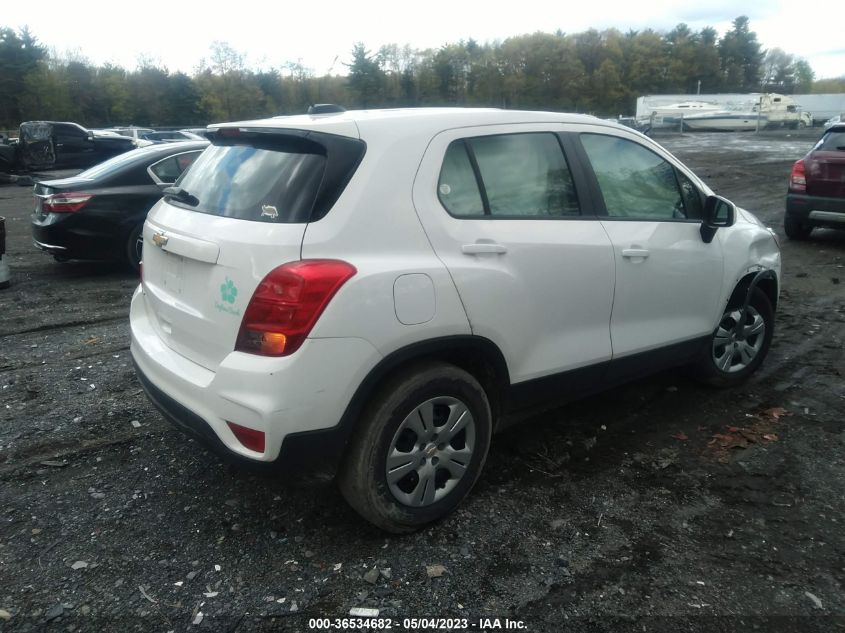 2017 CHEVROLET TRAX LS - 3GNCJKSB7HL289114