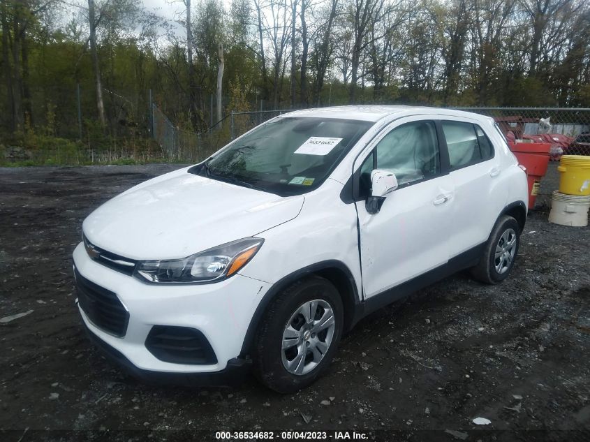 2017 CHEVROLET TRAX LS - 3GNCJKSB7HL289114