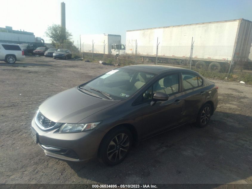2014 HONDA CIVIC SEDAN EX - 2HGFB2F87EH515112