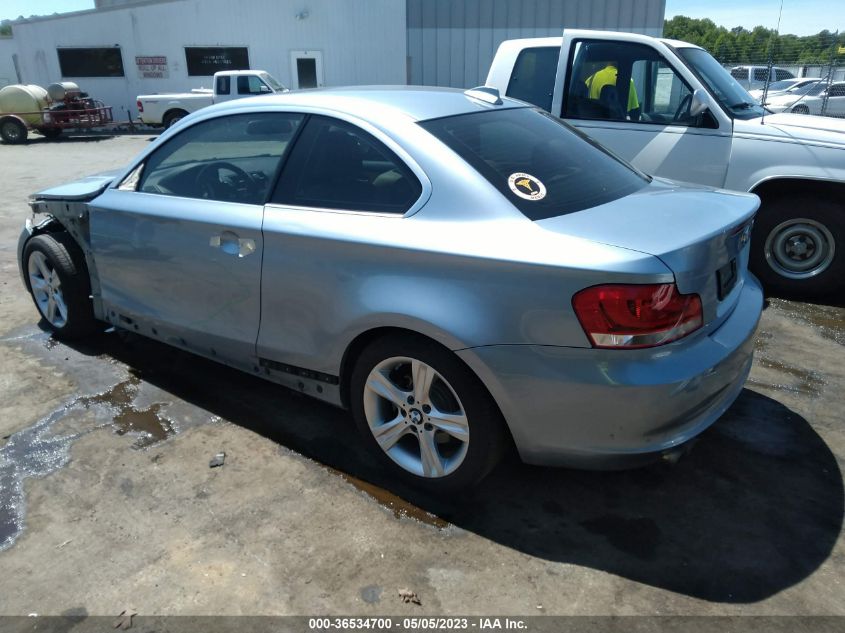 2013 BMW 1 SERIES 128I WBAUP9C59DVS95128