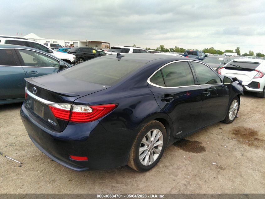 2014 LEXUS ES 300H HYBRID JTHBW1GG2E2039764