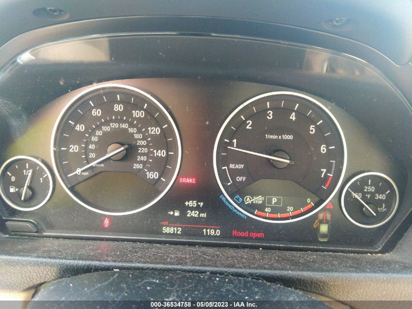 2015 BMW 3 SERIES 328I XDRIVE - WBA3B5C56FF962429