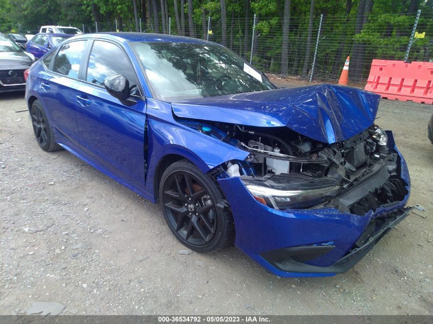 2022 HONDA CIVIC SEDAN SPORT - 2HGFE2F59NH538470