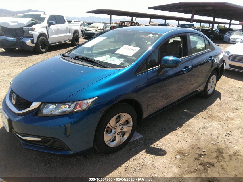 2015 HONDA CIVIC SEDAN LX - 19XFB2F5XFE237176