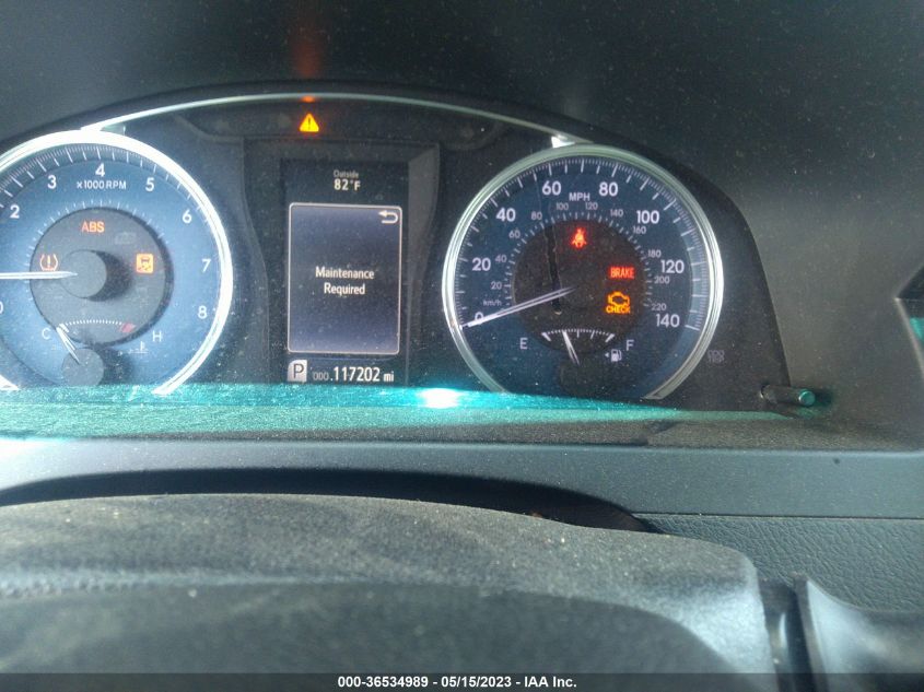 2016 TOYOTA CAMRY XLE/SE/LE/XSE - 4T4BF1FK5GR564916