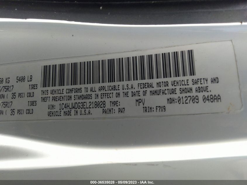 2014 JEEP WRANGLER UNLIMITED FREEDOM EDITION - 1C4HJWDG3EL218028