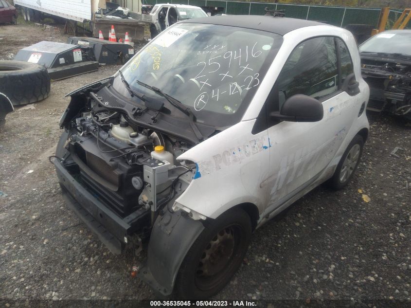 2016 SMART FORTWO PASSION/PURE/PRIME/PROXY - WMEFJ5DA2GK104724