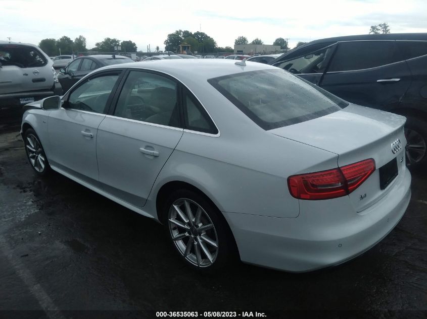 2014 AUDI A4 PREMIUM PLUS - WAUFFAFL8EN021489