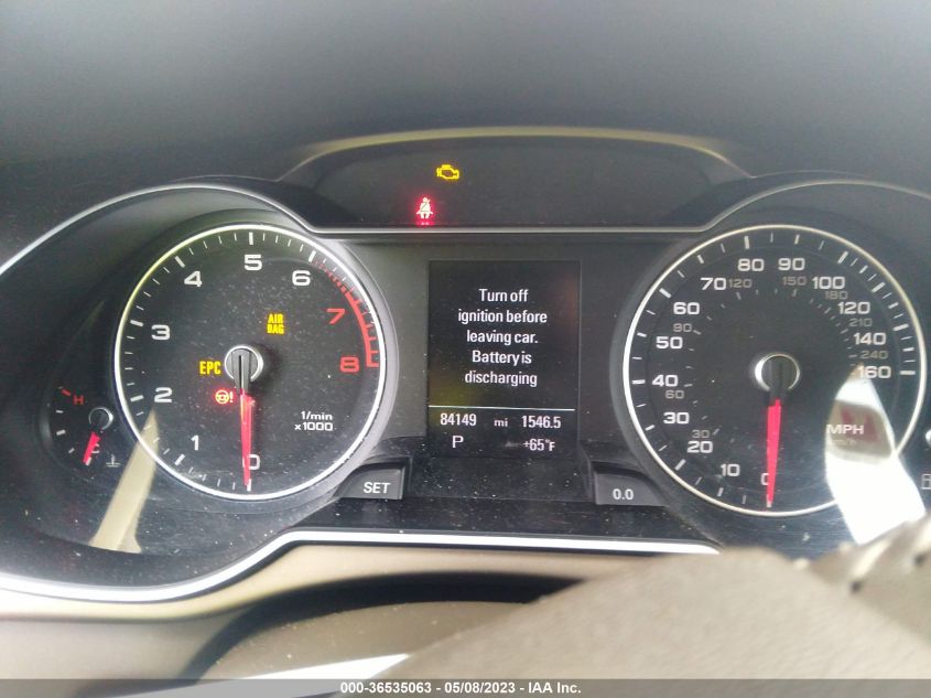2014 AUDI A4 PREMIUM PLUS - WAUFFAFL8EN021489