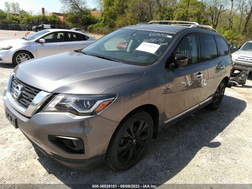 2017 NISSAN PATHFINDER PLATINUM - 5N1DR2MM4HC667692