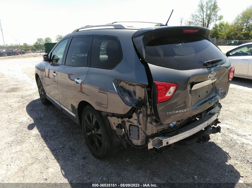 2017 NISSAN PATHFINDER PLATINUM - 5N1DR2MM4HC667692