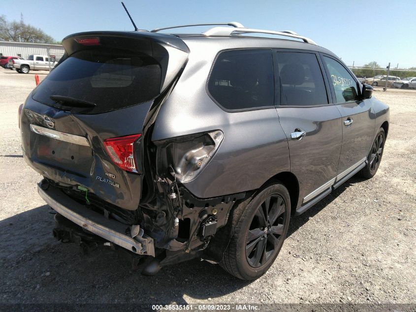 2017 NISSAN PATHFINDER PLATINUM - 5N1DR2MM4HC667692