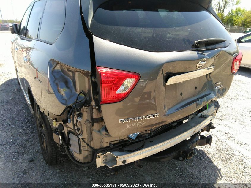 2017 NISSAN PATHFINDER PLATINUM - 5N1DR2MM4HC667692