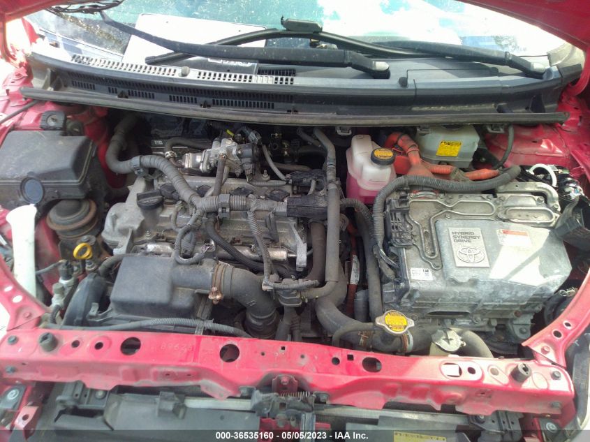 2013 TOYOTA PRIUS C ONE/TWO/THREE/FOUR - JTDKDTB33D1536558