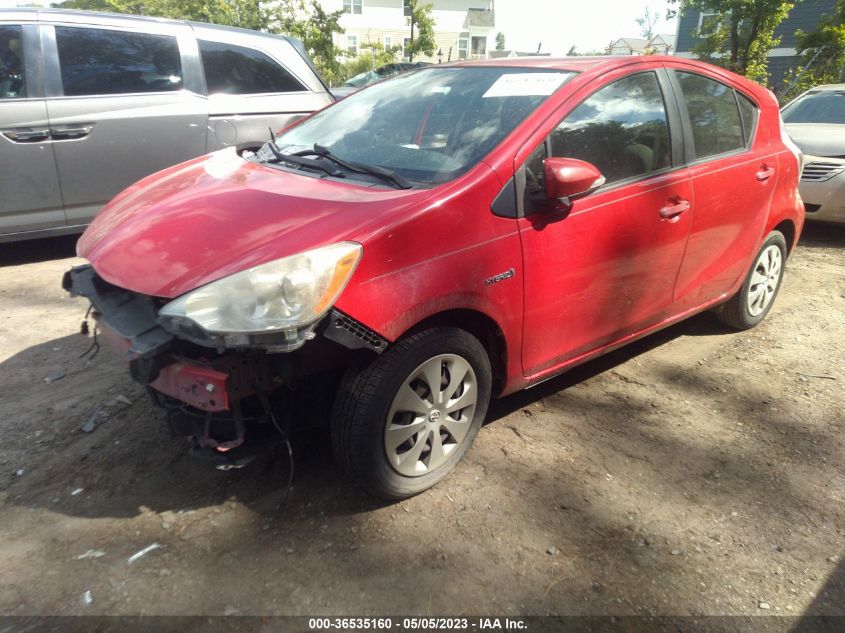 2013 TOYOTA PRIUS C ONE/TWO/THREE/FOUR - JTDKDTB33D1536558
