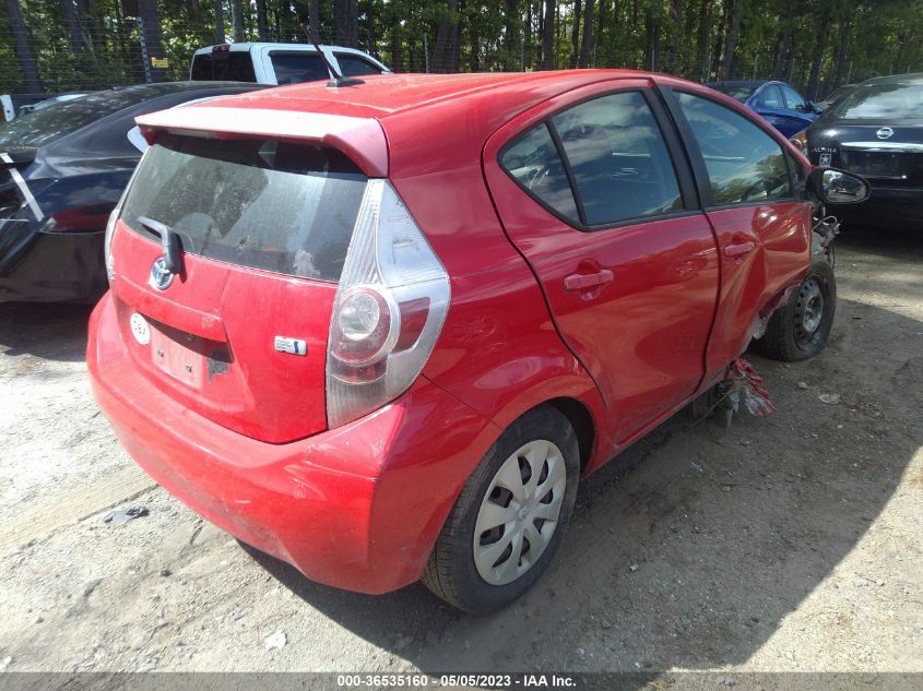 2013 TOYOTA PRIUS C ONE/TWO/THREE/FOUR - JTDKDTB33D1536558