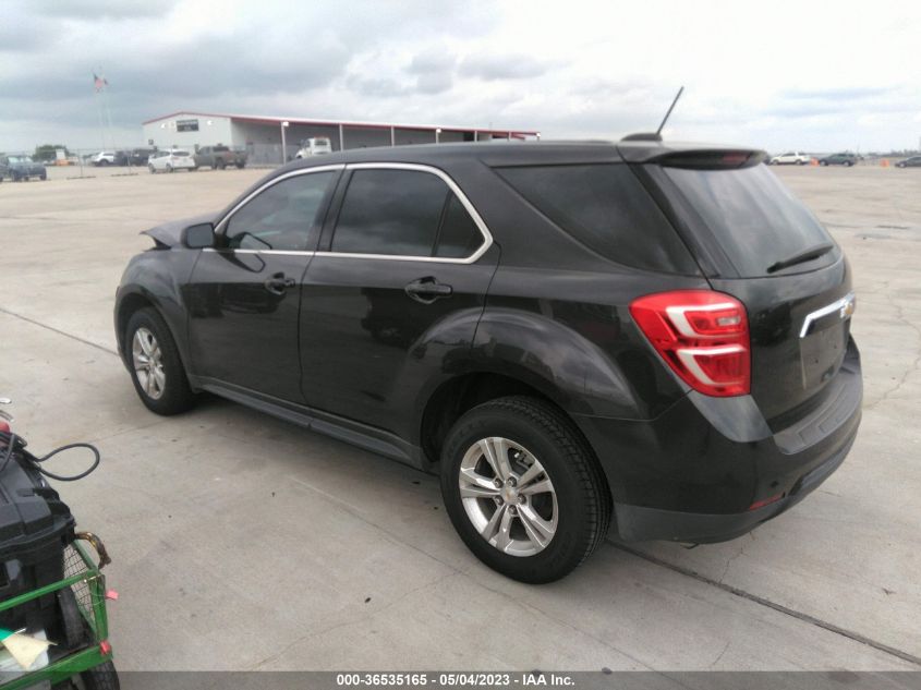 2016 CHEVROLET EQUINOX LS - 2GNALBEK0G6334409