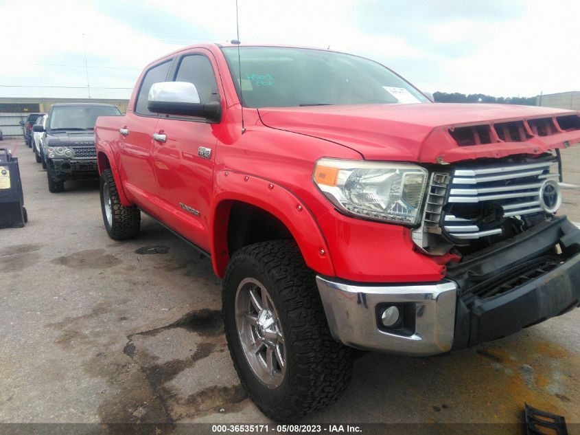 2014 TOYOTA TUNDRA 4WD TRUCK LTD - 5TFHW5F17EX387854