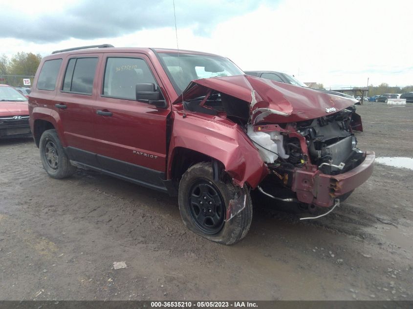 2016 JEEP PATRIOT SPORT - 1C4NJRBB3GD673924