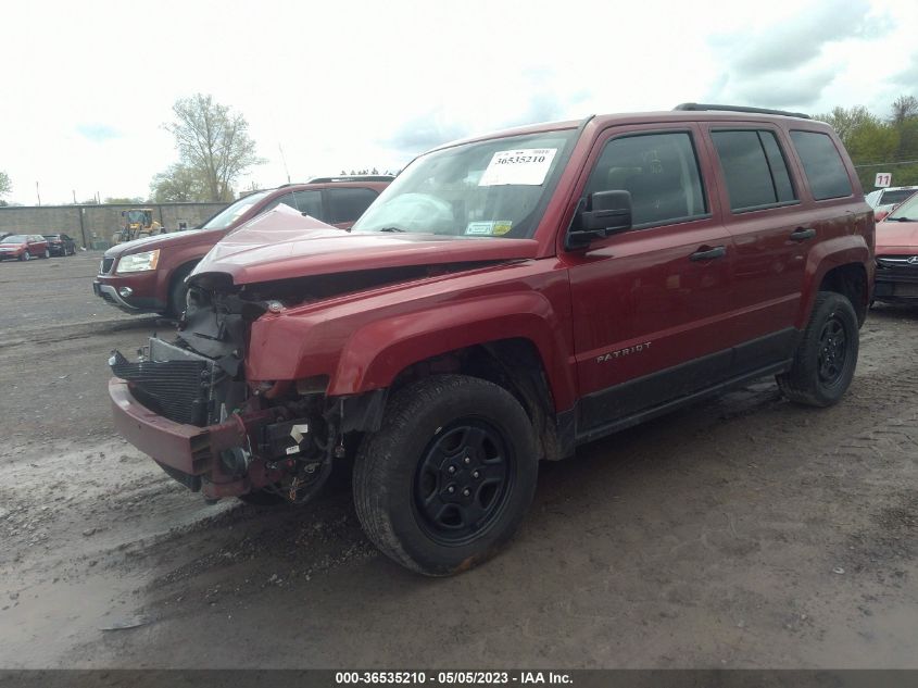 2016 JEEP PATRIOT SPORT - 1C4NJRBB3GD673924