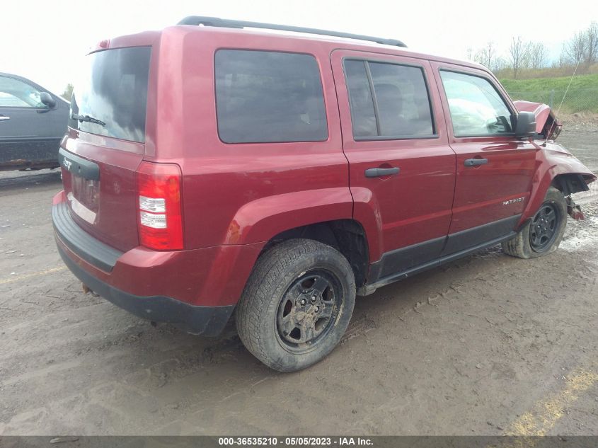2016 JEEP PATRIOT SPORT - 1C4NJRBB3GD673924