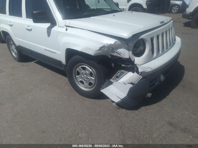 2015 JEEP PATRIOT SPORT - 1C4NJPBBXFD348965