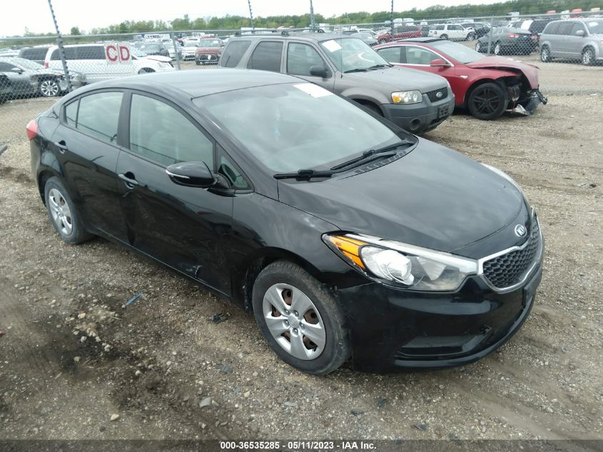 2016 KIA FORTE LX - KNAFX4A66G5499798