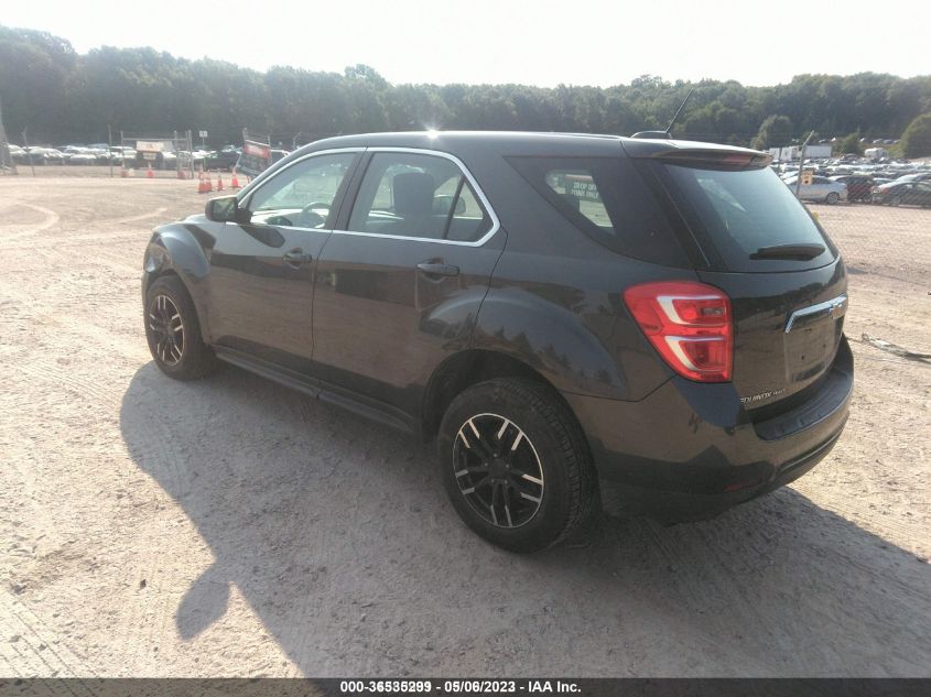 2017 CHEVROLET EQUINOX LS - 2GNFLEEK5H6263894